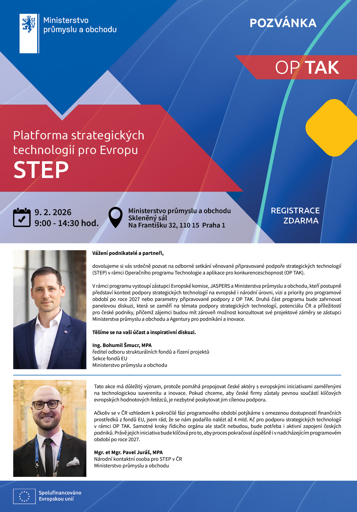 Pozvánka STEP Praha